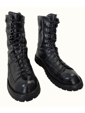Danner Mens 13 D Black Leather Lace Up Boots Vibram Sole Recrafted Portland USA Danner - Williams Black main image 3